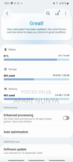 Samsung Galaxy S20 5G Uw 128 GB Gray