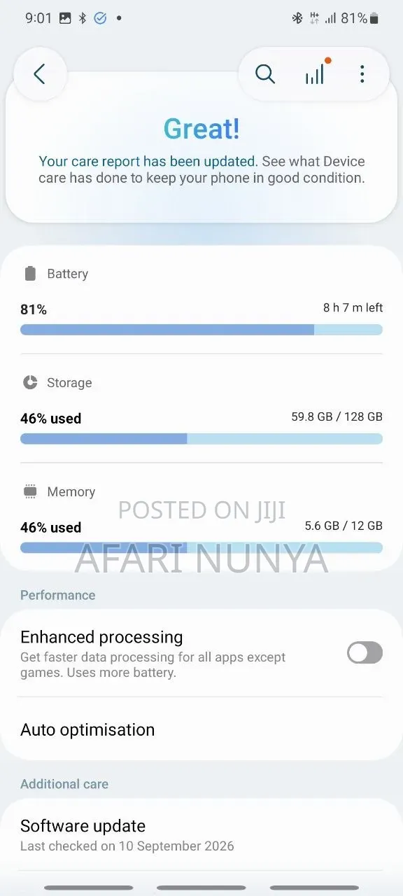Samsung Galaxy S20 5G Uw 128 GB Gray