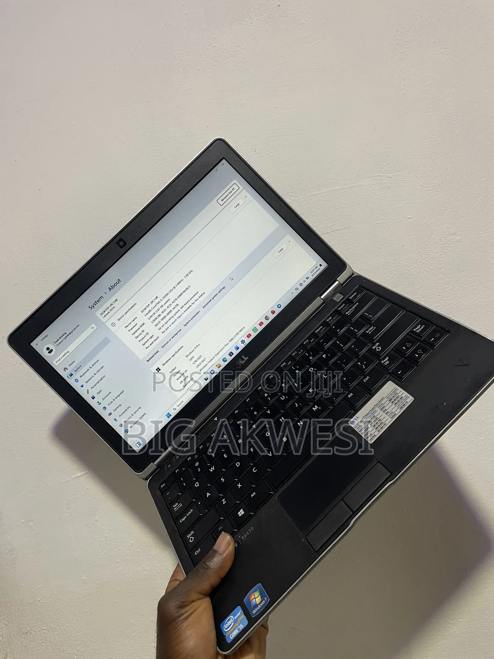 Laptop Dell Latitude e6230 8GB Intel Core i5 HDD 320GB