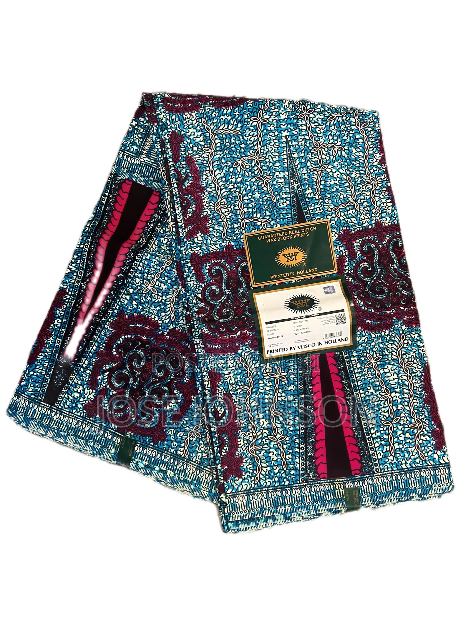 Holland Vlisco Premium Quality Cotton Cloth