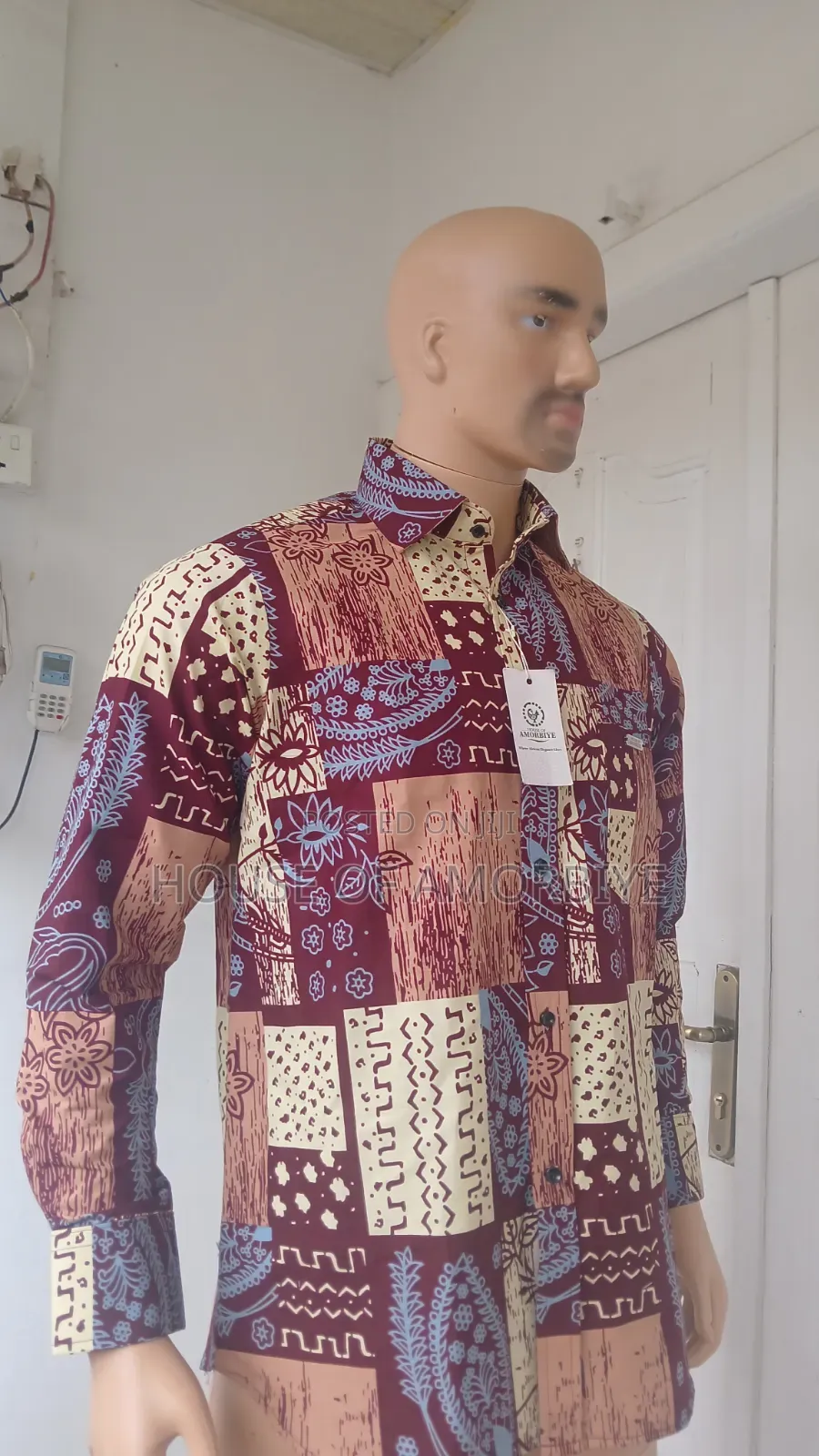 African Print Ready to Wear Men's Shirt