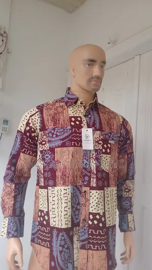 African Print Ready to Wear Men's Shirt