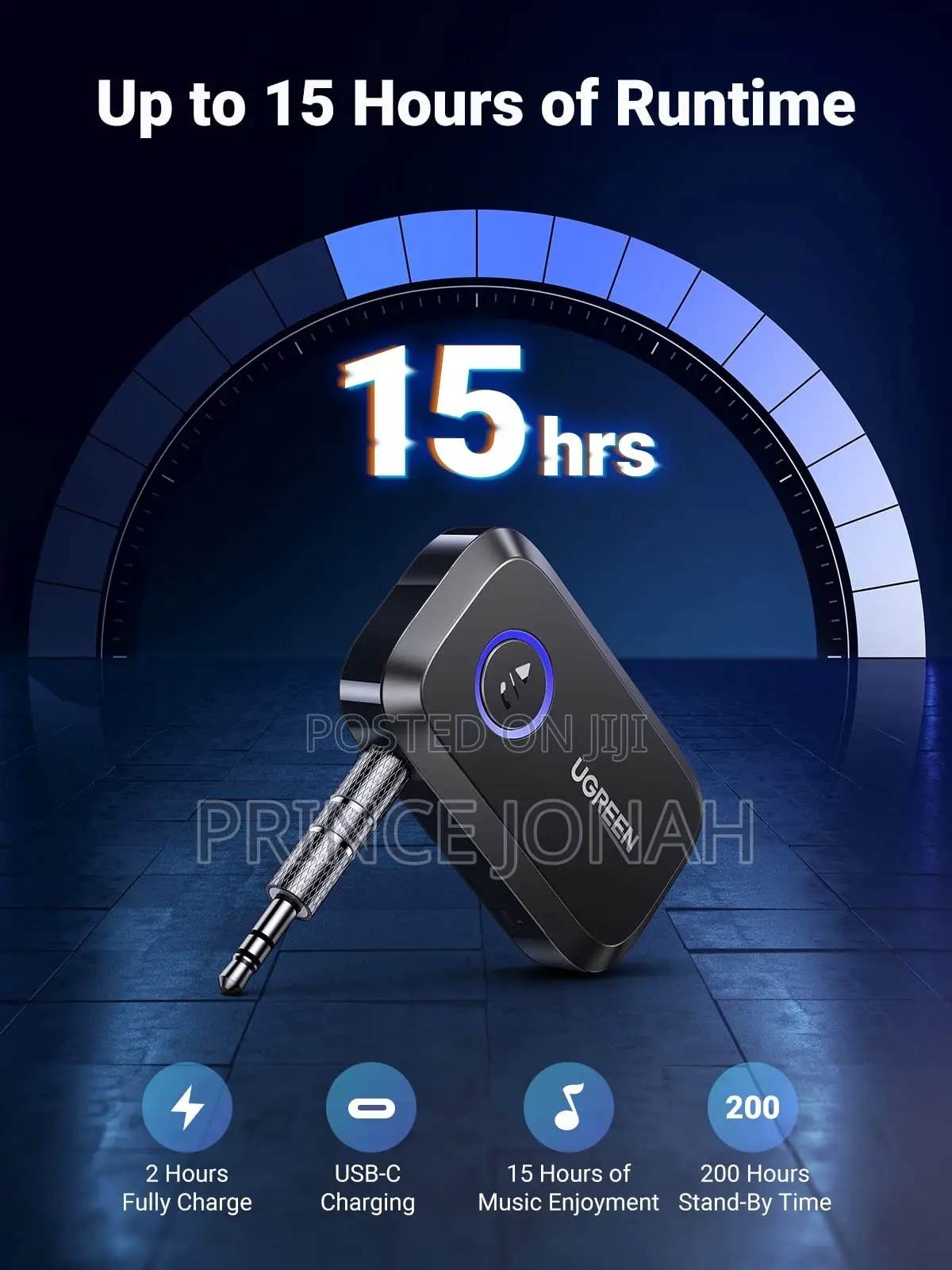 UGREEN Bluetooth 5.3 AUX Adapter