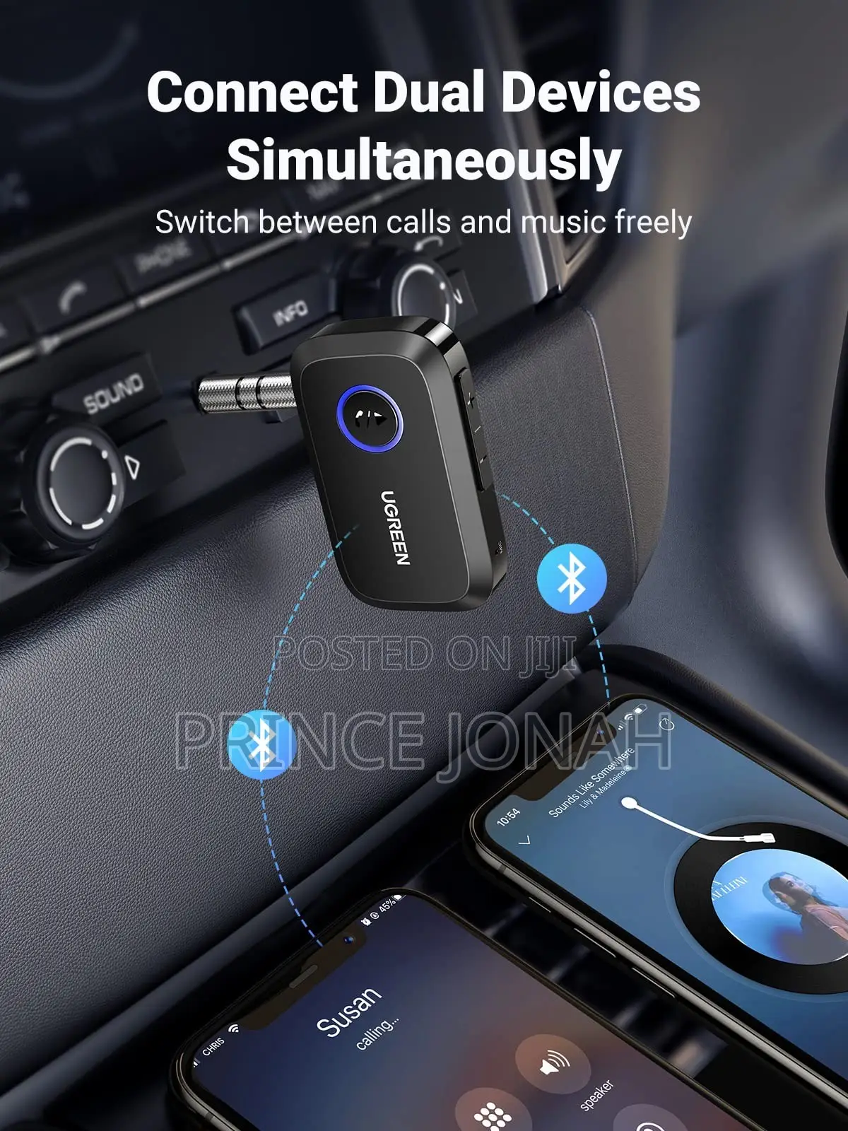 UGREEN Bluetooth 5.3 AUX Adapter