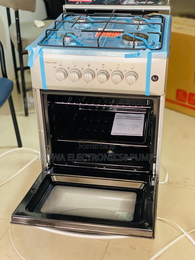 Cook With Volcano 4-Burner 50x50 Gas Cooker