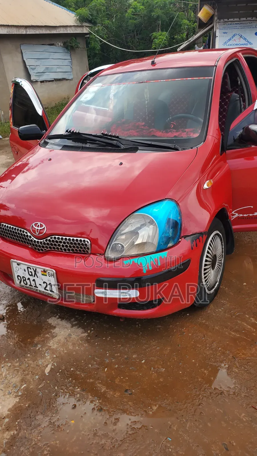Toyota Yaris 2010 Red