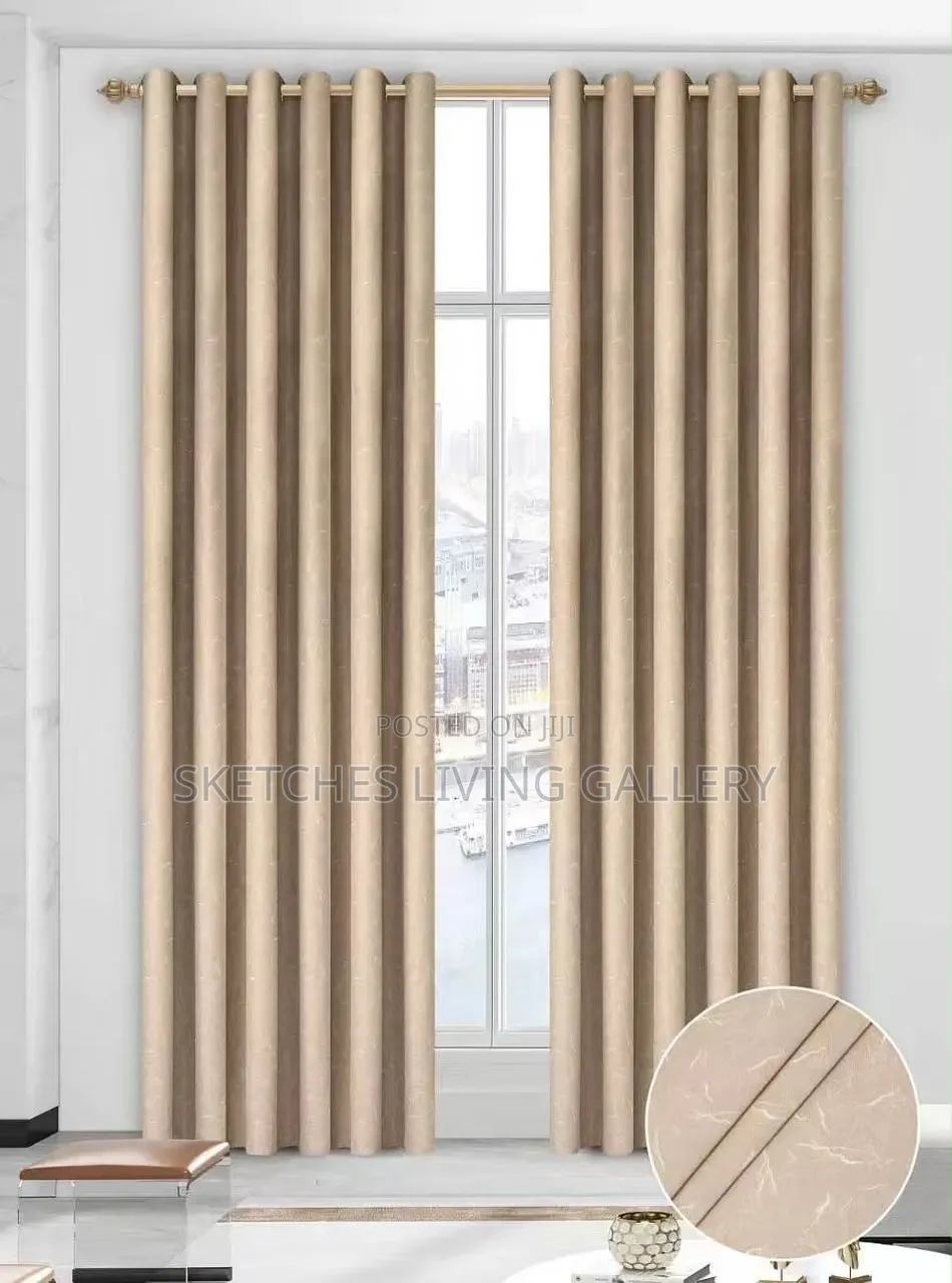 2 Pairs Stylish Blackout Curtains