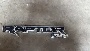 2010 - 2020 F150 Raptor Chrome Black Tailgate or Body Panel Emblem