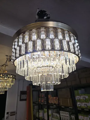 Crystal Chandelier Fan Lights