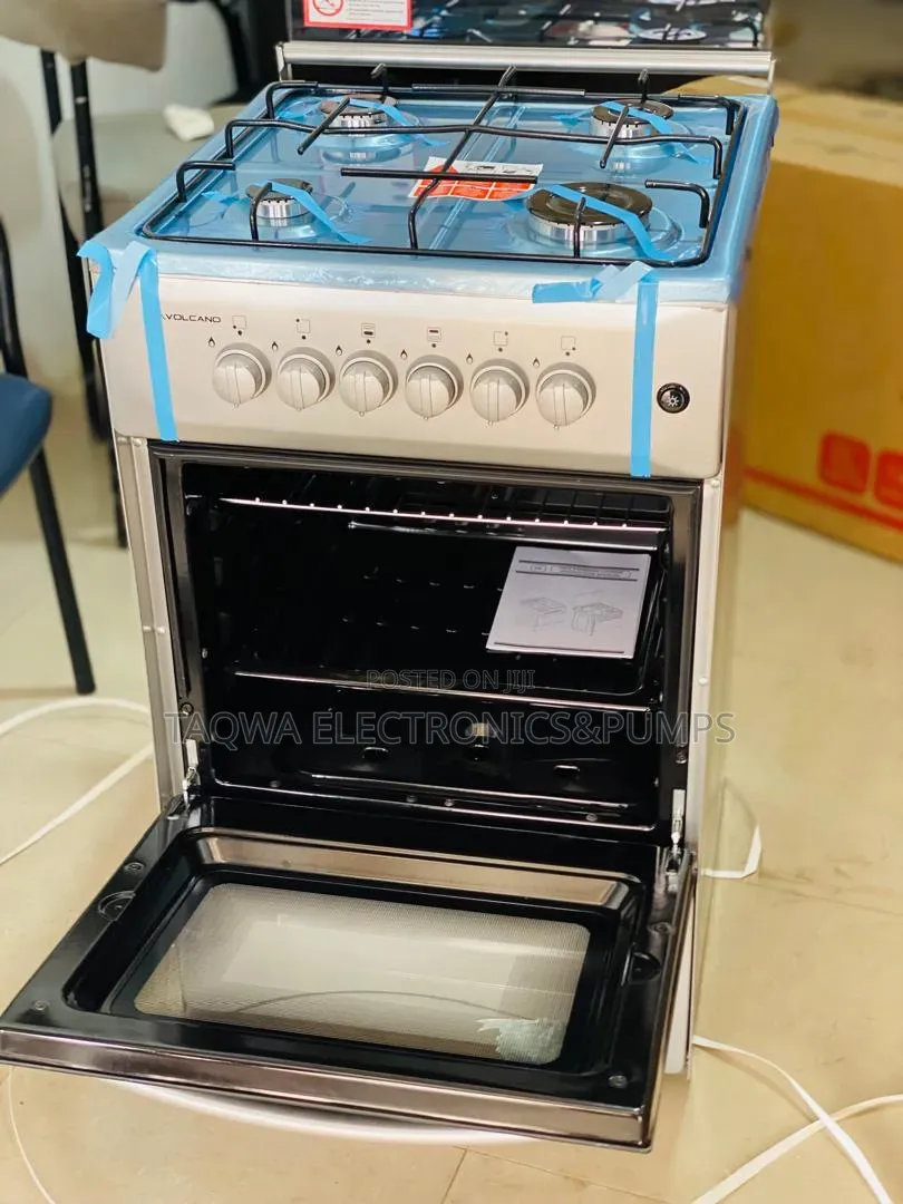 Compact Volcano 4 Burner Gas Cooker