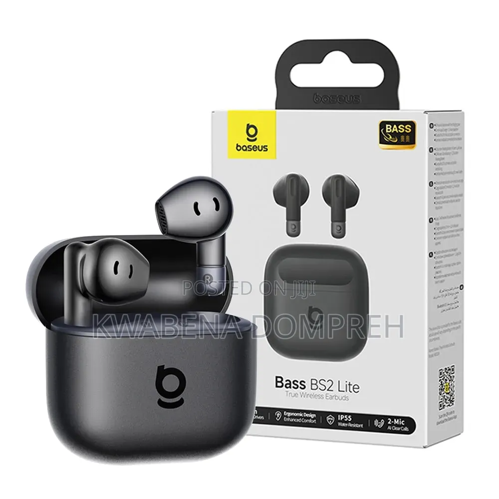 Enjoy Deep Bass and Quality Calls With Baseus Bs2 Lite Earbuds
