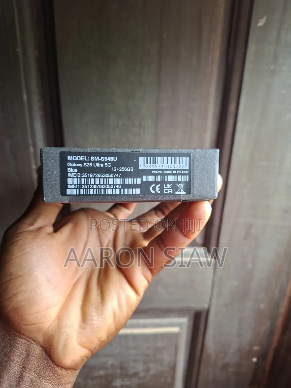 New Samsung Galaxy S26 Ultra 5G 256 GB Blue