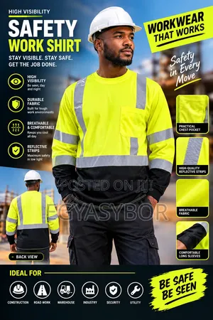 High Quality Reflector Round Neck Safety Wear Reflective