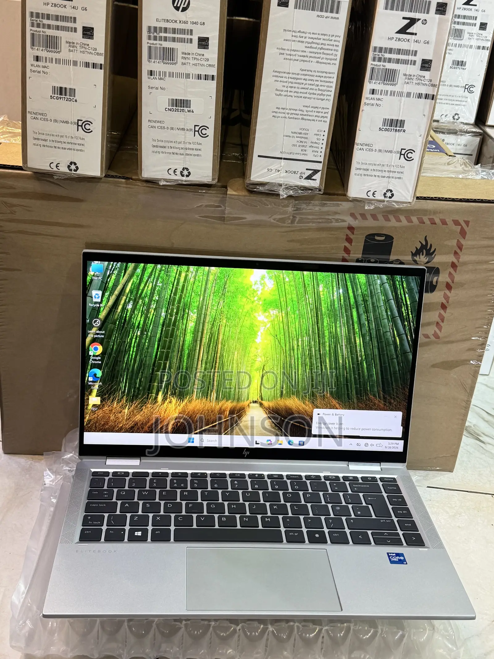 Laptop HP EliteBook 1040 G8 16GB Intel Core i7 SSD 512GB