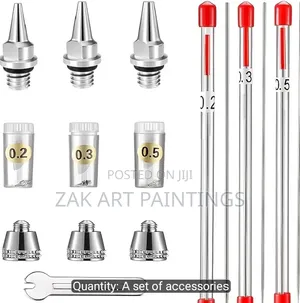 Airbrush Spray Gun and Accessories