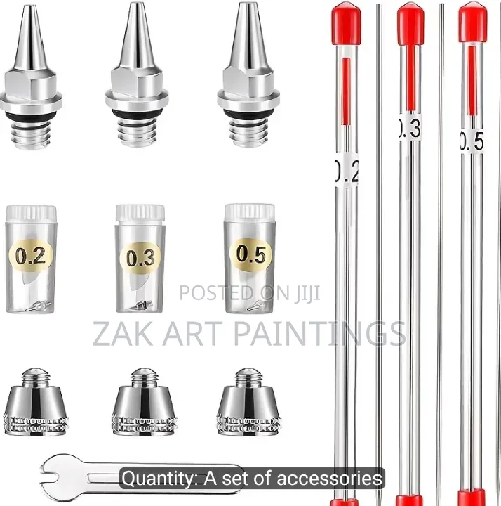 Airbrush Spray Gun and Accessories