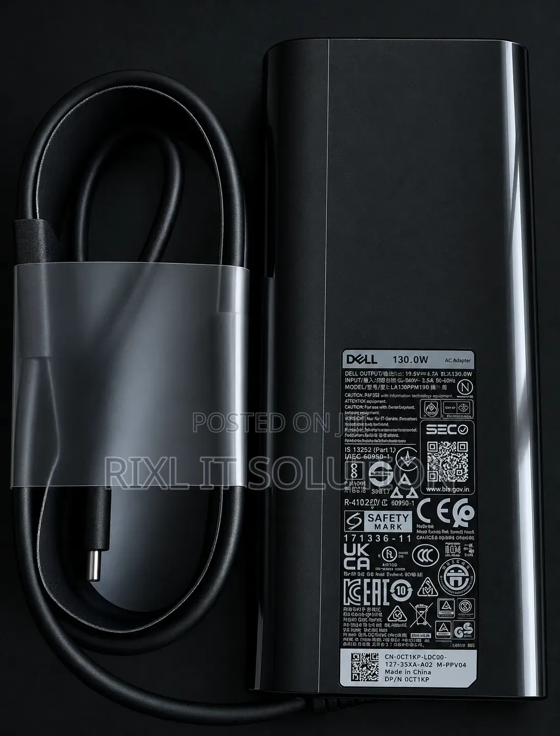 Brand New Dell 130W Type-C Laptop Charger for XPS, Latitude Precision