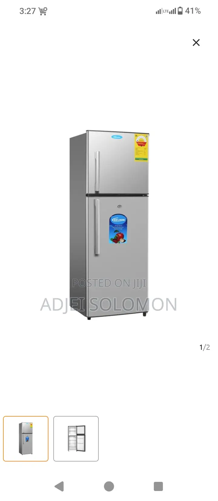 New Not in Box Delron Fridge and Freezer