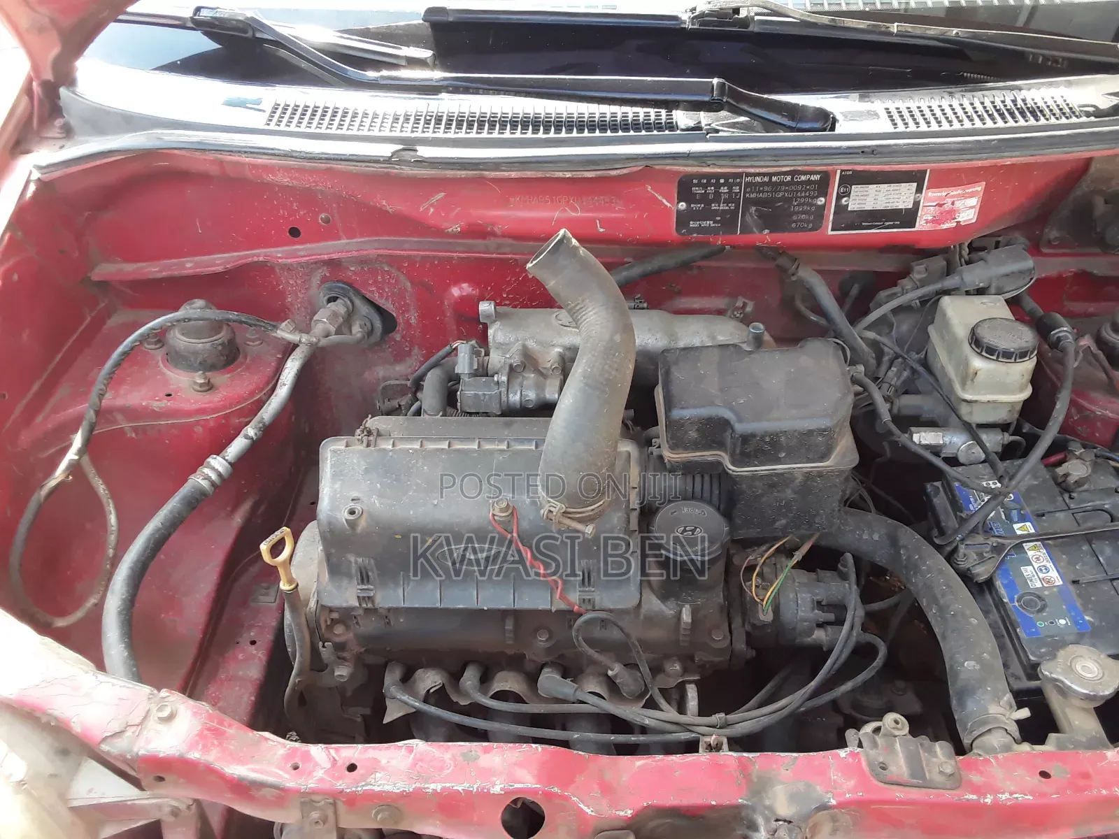 Hyundai Atos 2004 Red