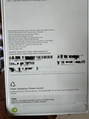 New Apple iPhone 18 Pro 256 GB Blue