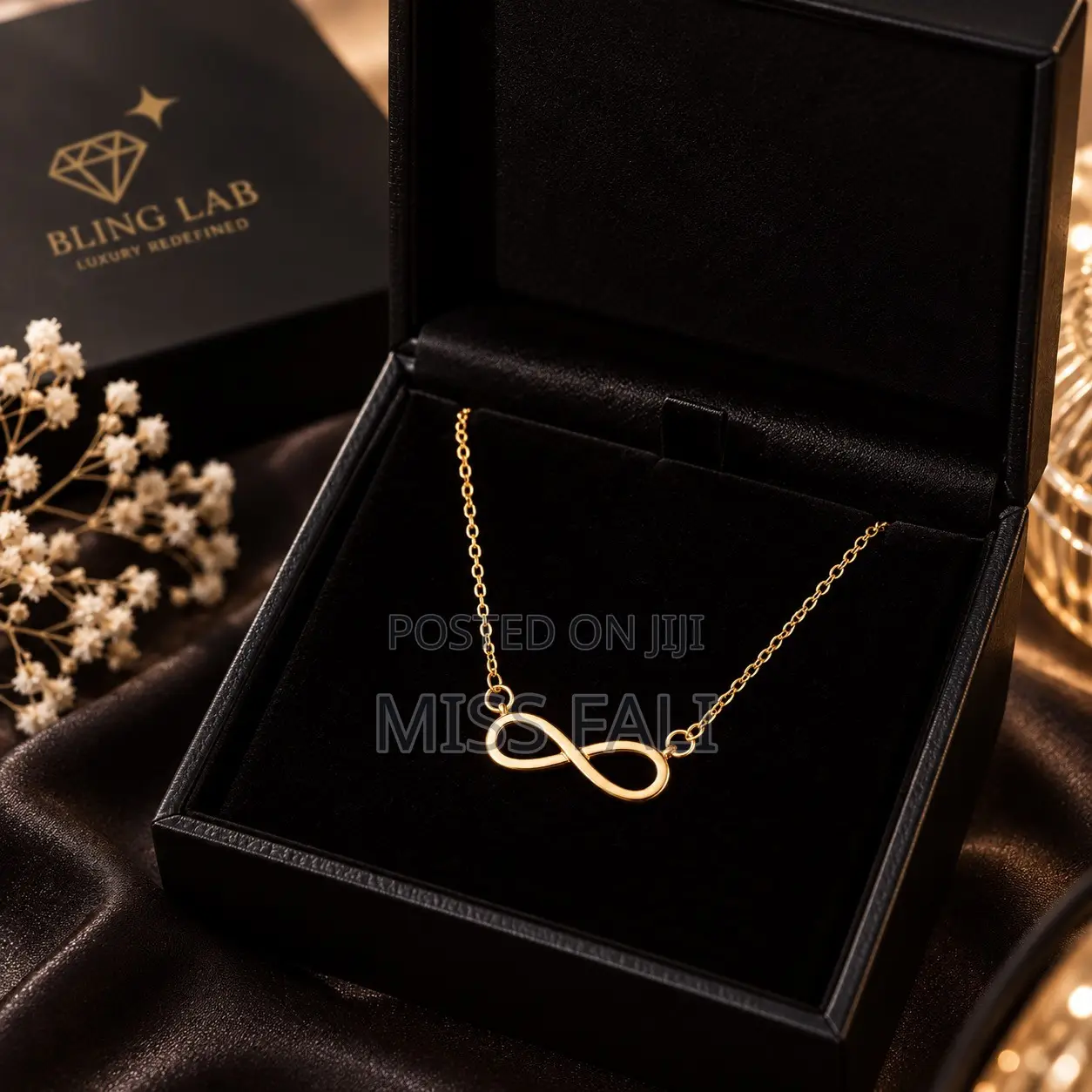 Infinity Love Gold Necklace