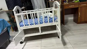 Baby Crib With Mattress, Net and Drawers