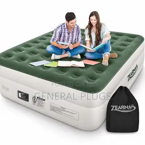 Modern Technology Inflatable Double Air Mattress With an Inbuilt Pump
