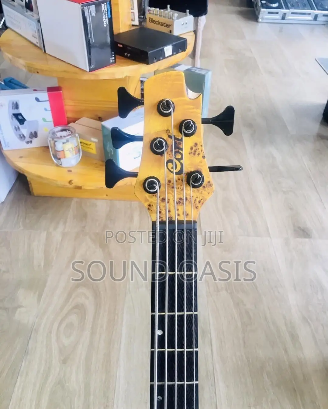 Cort A5 Plus SC Amber Open Pore BASS GUITAR(PLUS BAG)