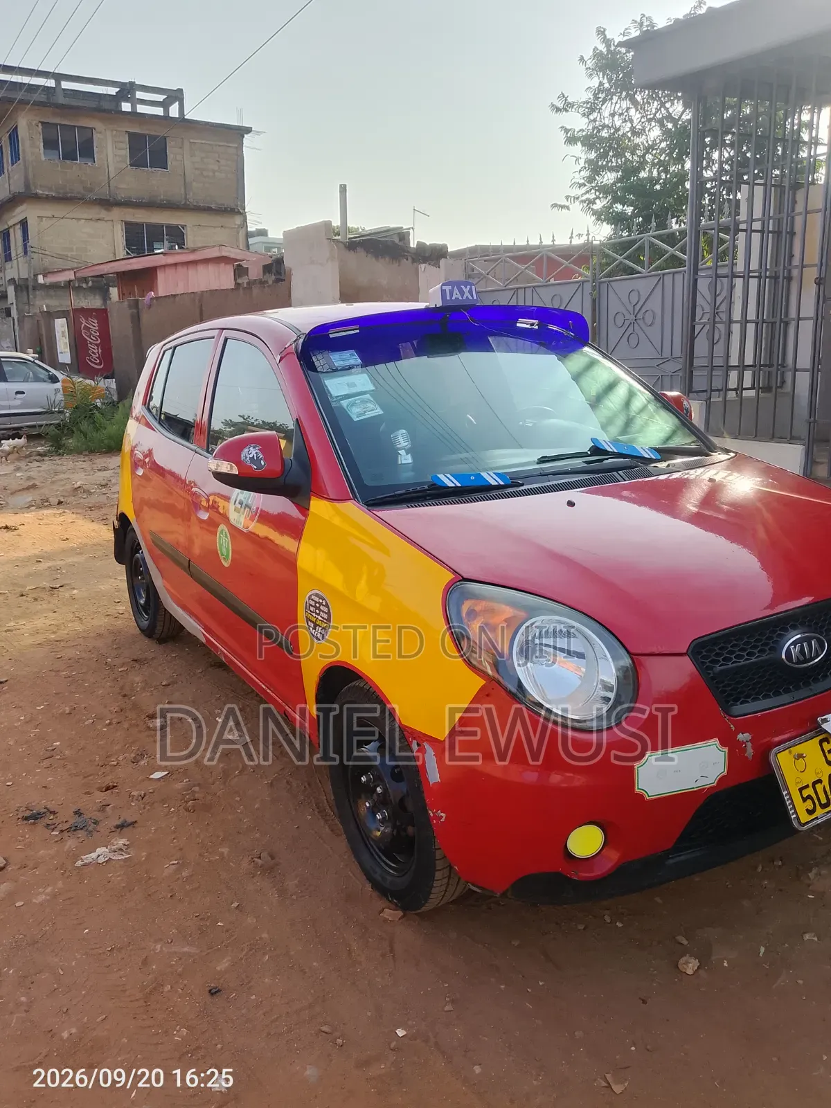 Kia Morning 2010 Red