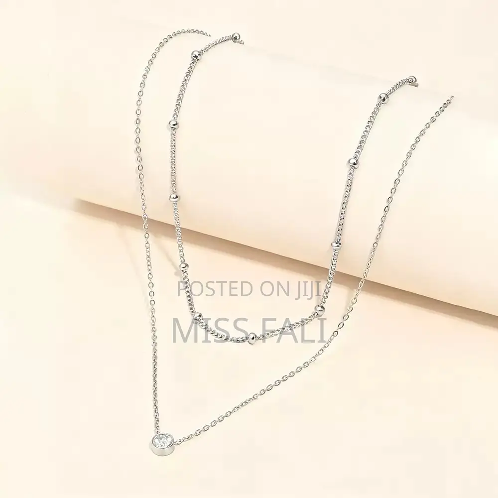 Silver Luxe Layered Necklace