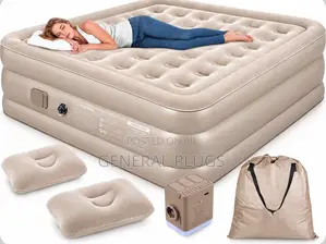 Effortless Original Inbuilt Automatic Pump Doubleq Air Mattress
