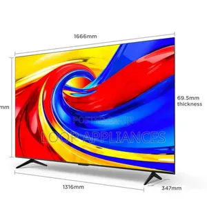New 75 Inch TCL Smart Android 75T6D 2026 Qled Television