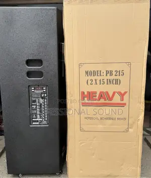 Heavy-Duty, Professional Rechargeable Dual 15-Inch Speaker