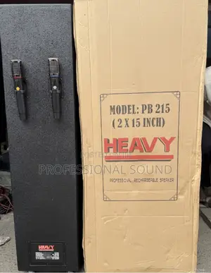 Heavy-Duty, Professional Rechargeable Dual 15-Inch Speaker
