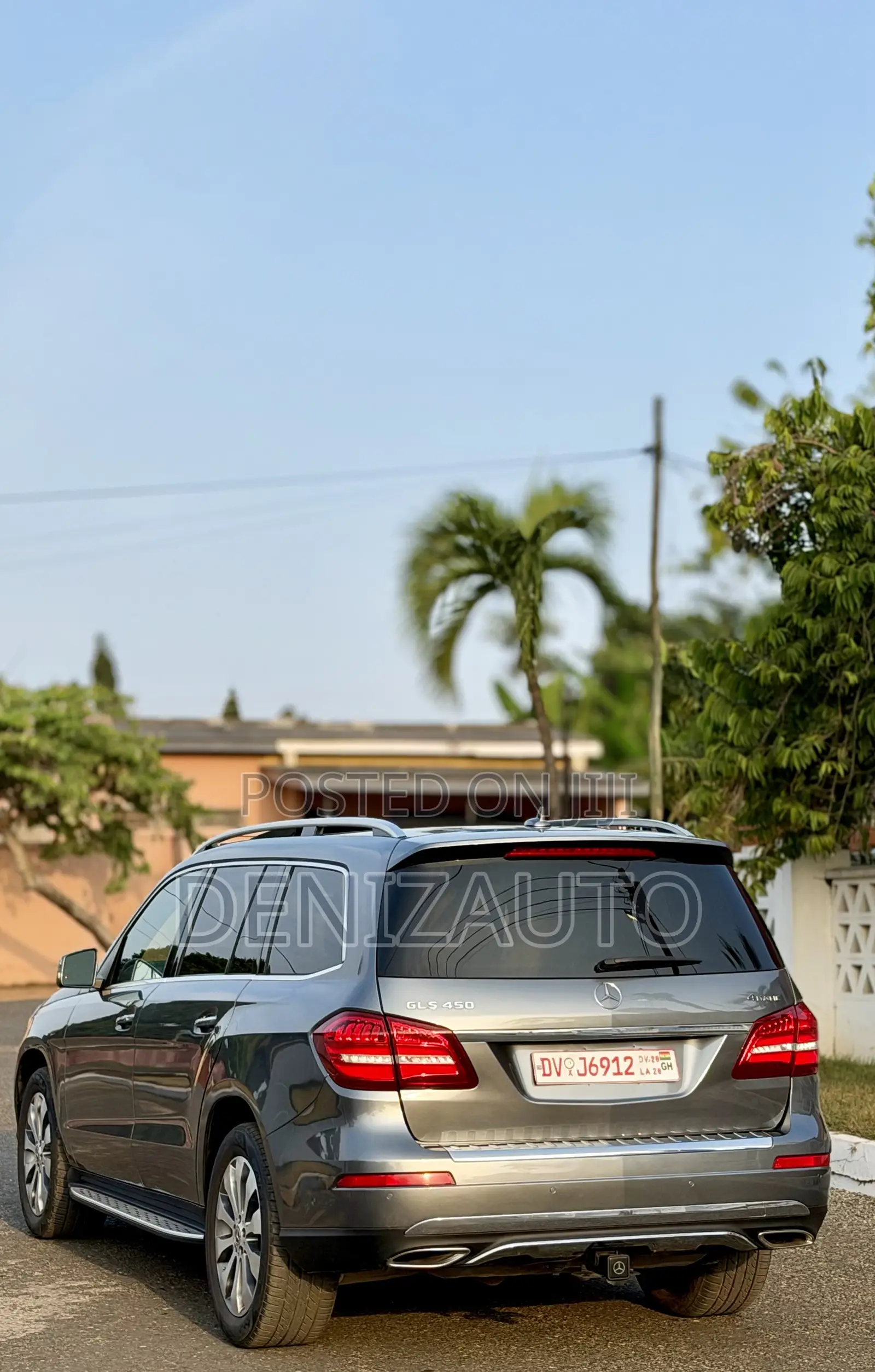 Mercedes-Benz GLS-Class GLS450 4MATIC 2018 Gray