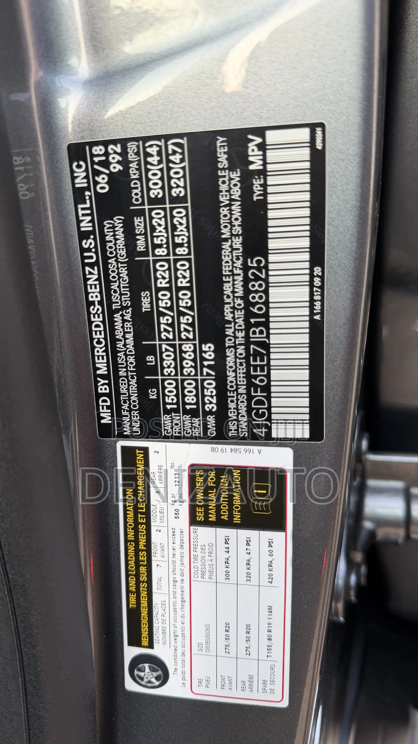 Mercedes-Benz GLS-Class GLS450 4MATIC 2018 Gray