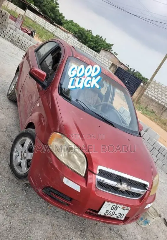 Chevrolet Aveo 1.5 Sedan T200 2006 Red