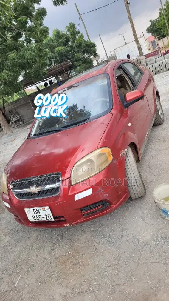 Chevrolet Aveo 1.5 Sedan T200 2006 Red