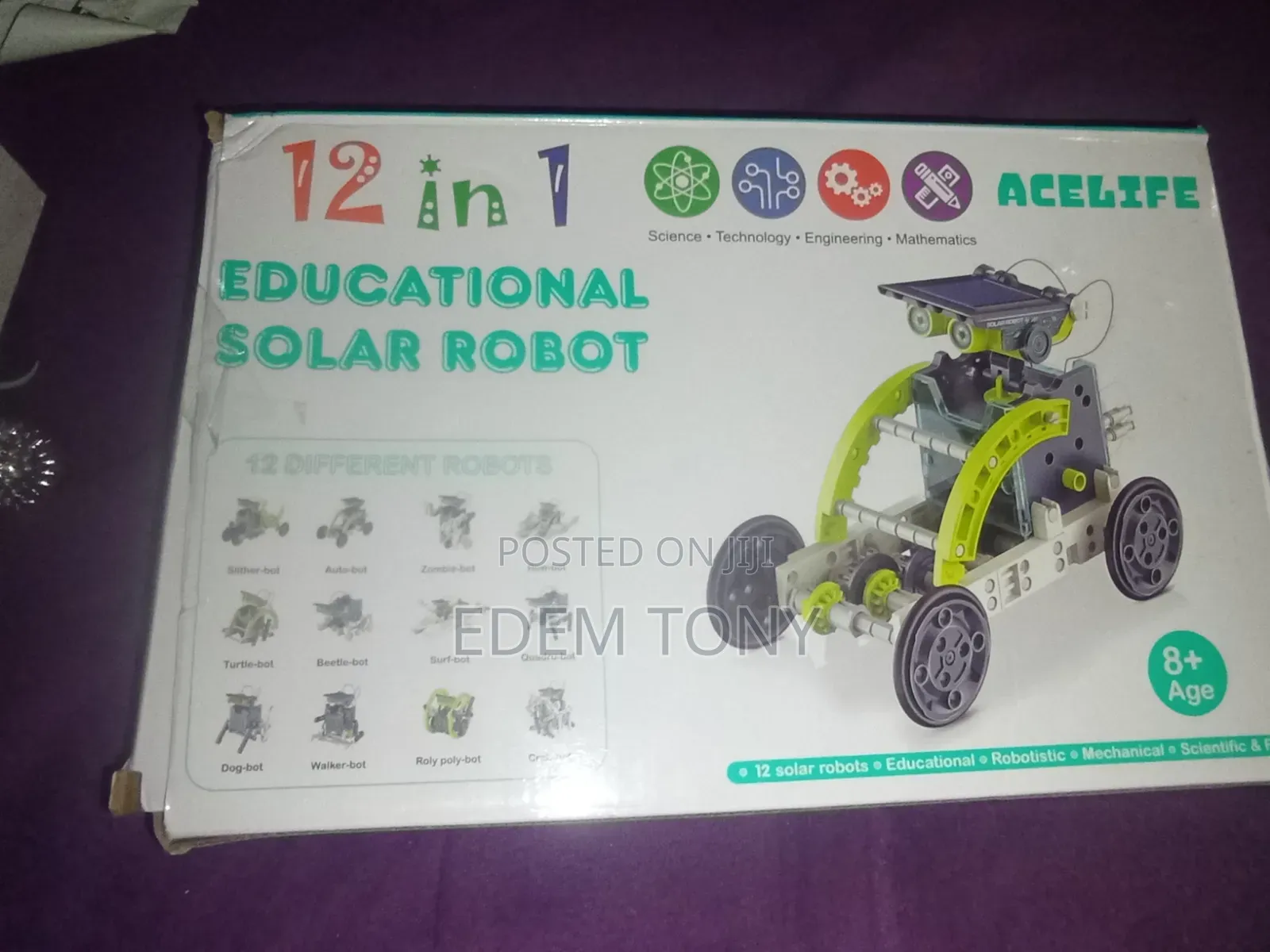 Acelife 12-in-1 Educational Solar Robot Kit