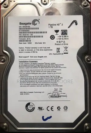 1 TB Sata Seagate Desktop Hard Drive