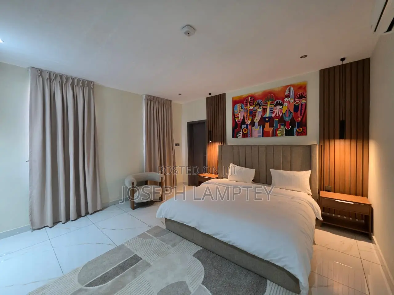 Furnished 1bdrm Apartment in Joseph Lamptey, US Embassy Area for rent