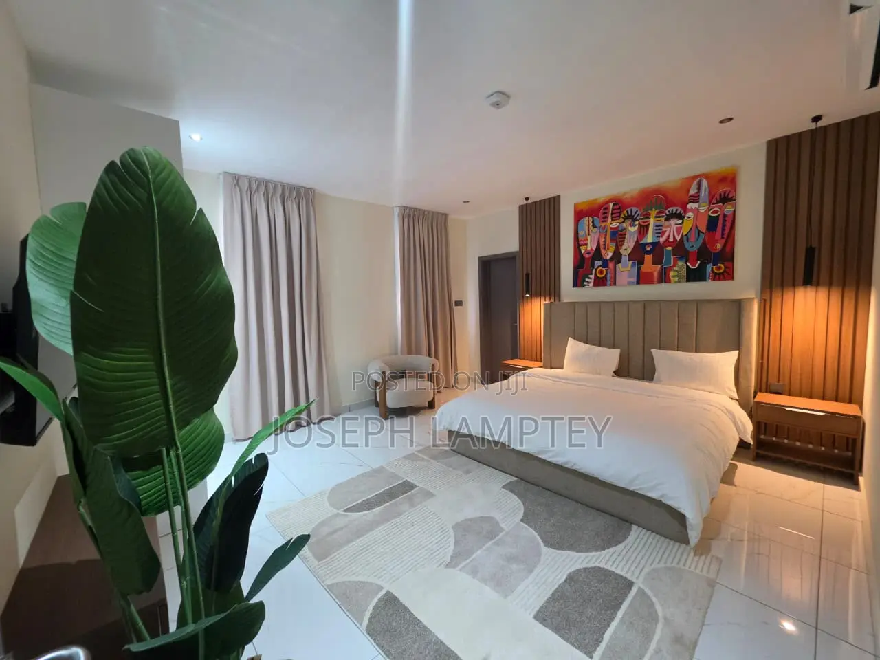 Furnished 1bdrm Apartment in Joseph Lamptey, US Embassy Area for rent