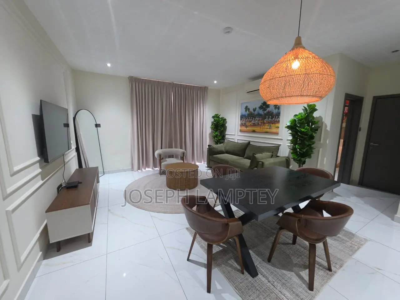 Furnished 1bdrm Apartment in Joseph Lamptey, US Embassy Area for rent