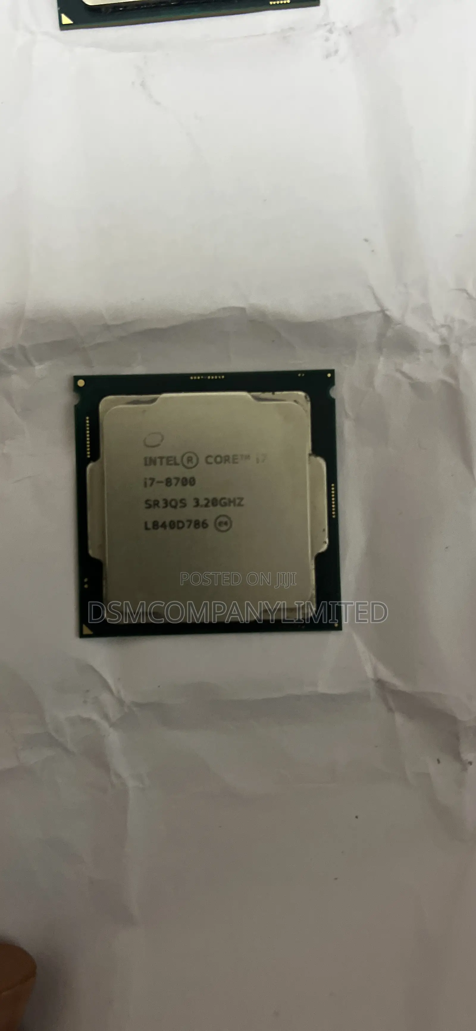 Intel I7 -8700 8th Gen CPU