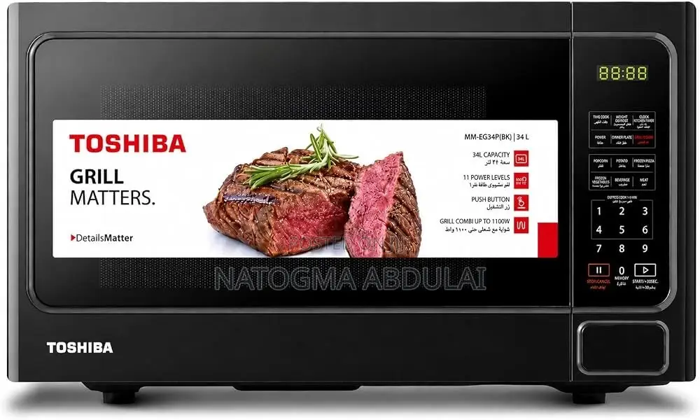 Toshiba 34L Microwave Oven – MM-EG34P(BK)