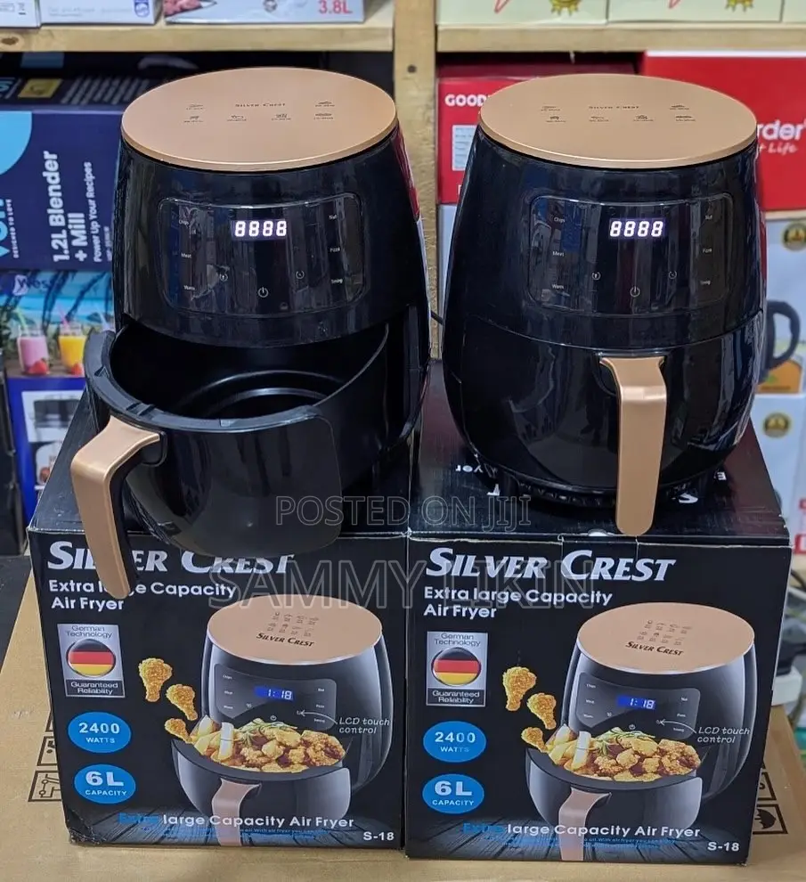 Silver Crest 8L Extra Large Healthy Air Fryer With Digital Control