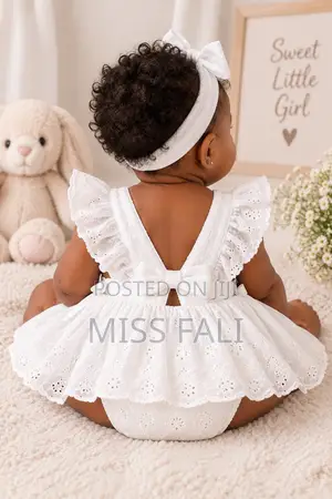 Angel Lace Baby Romper. 3-6Months
