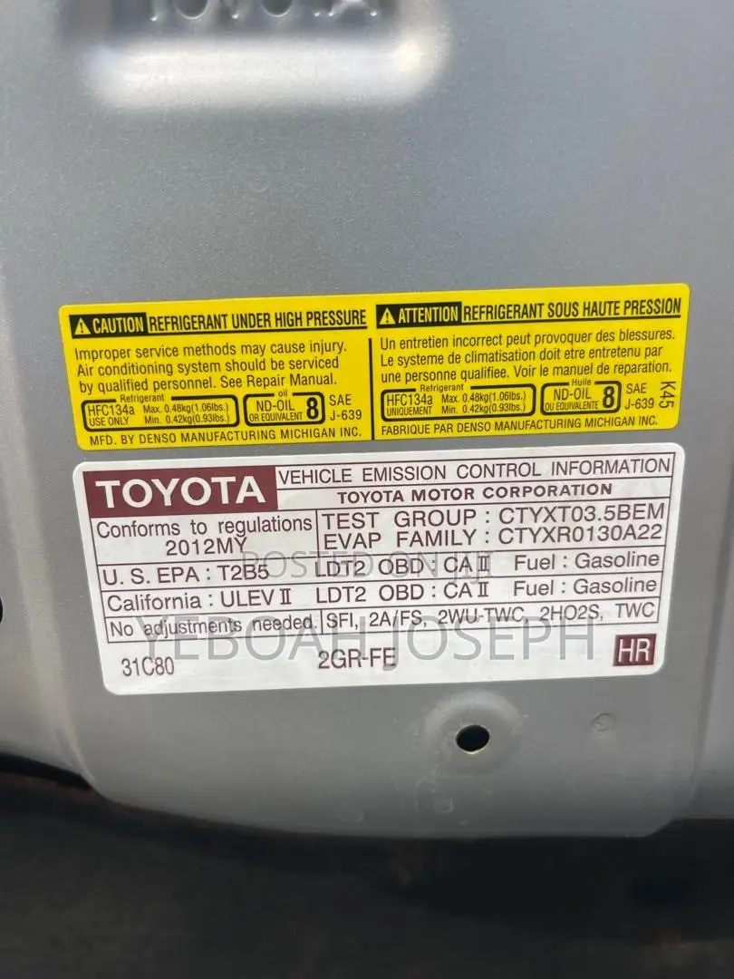 Toyota RAV4 3.5 Limited 4x4 2012 Silver