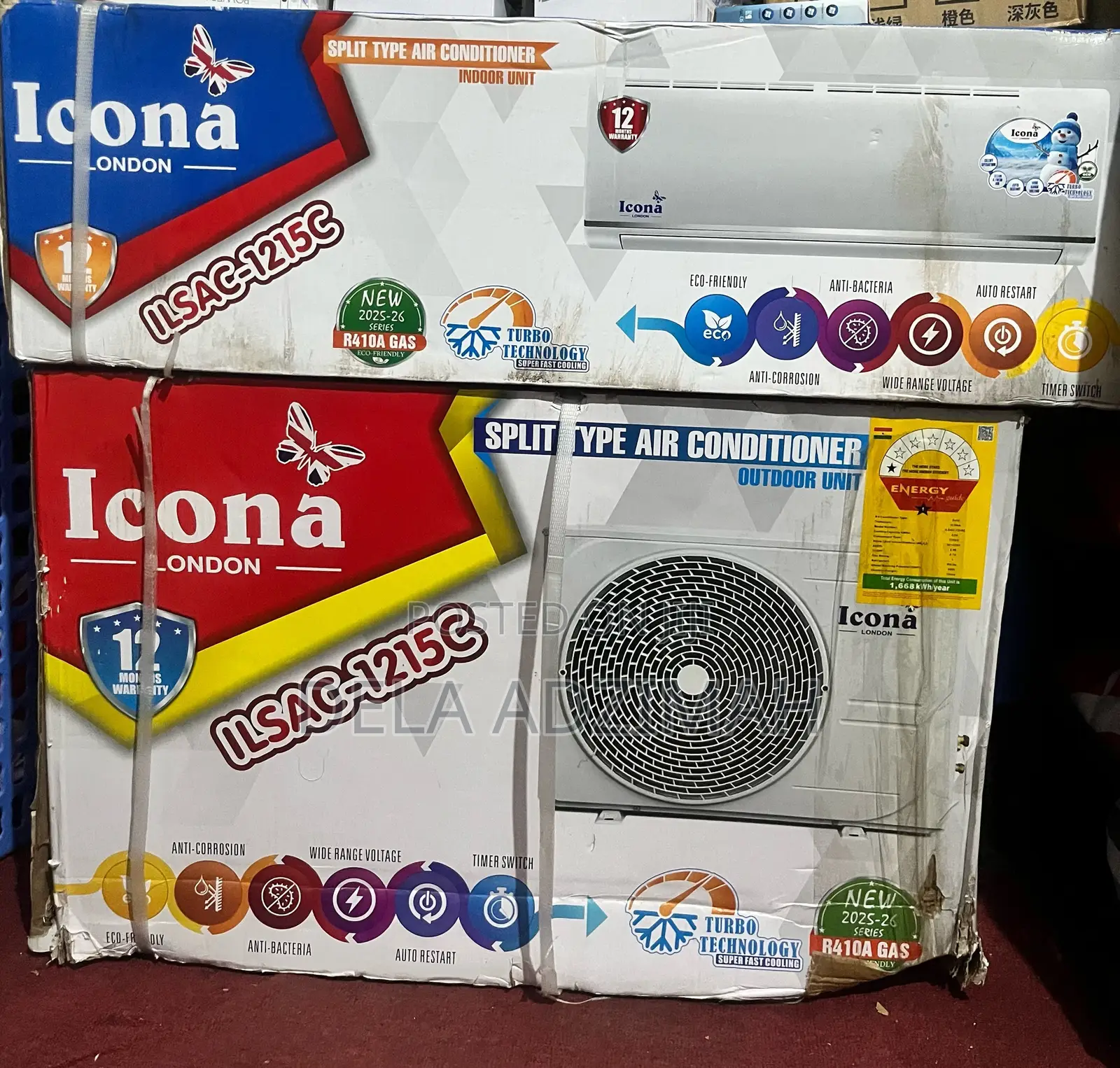 Roch 1.5hp Air Conditioner (New in Box)