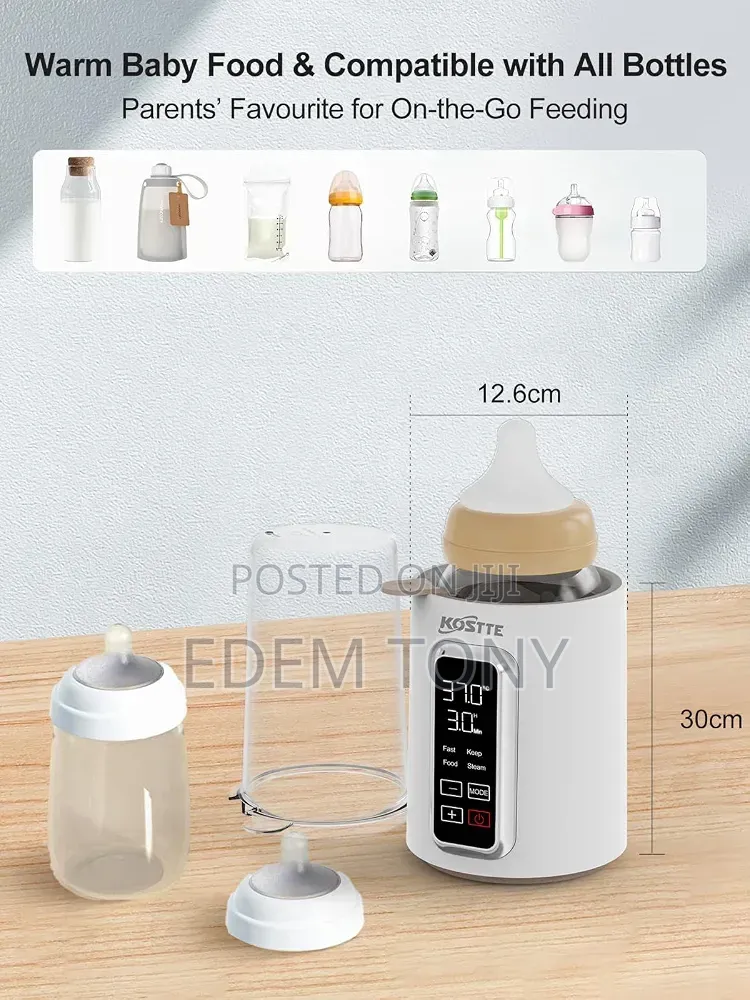 Kostte Baby Bottle Food Warmer/Steamer/Defrost B-Milk Keep Warm